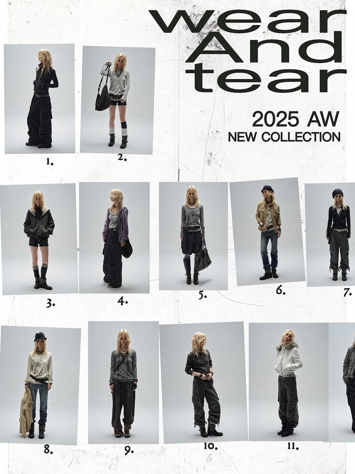 wear And tear Faux Fur Stand Collar Zip Loose Street Punk Women's Polyester Cropped Jackets