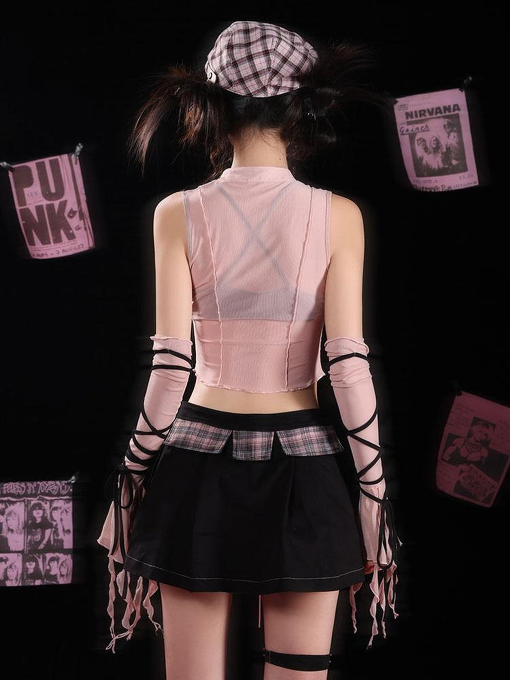 wsw 3d Rose Print Cutout Halter Women's Tank Tops