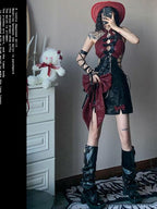 wsw Backless Halter New Chinese Style Women's Slip Mini Dresses