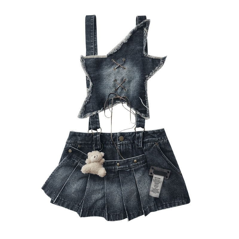 wsw_Detachable_Washable_Sweet_Bear_Print_Denim_Women's_Cotton_Skorts_962151391602_MISSTT