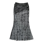wsw_Plaid_Rose_Denim_Patchwork_Low_Rise_Mermaid_Women's_Polyester_Cotton_Maxi_Skirts_923336837565_MISSTT